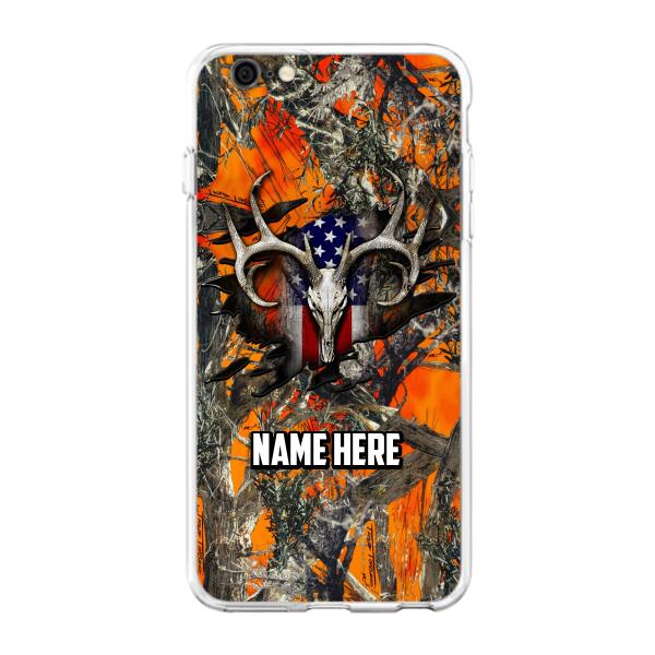 Custom Personalized The Best Premium Skull Deer Hunting Multicolor Phone Case - Gift Idea For Hunting Lover - Case For iPhone And Samsung