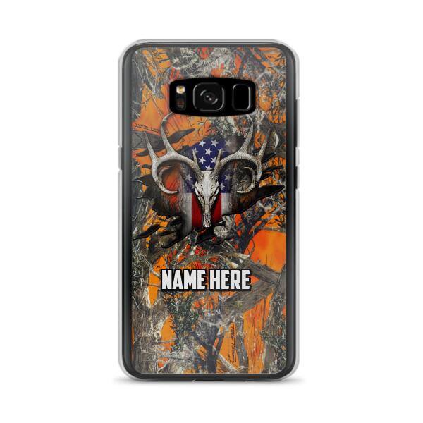 Custom Personalized The Best Premium Skull Deer Hunting Multicolor Phone Case - Gift Idea For Hunting Lover - Case For iPhone And Samsung