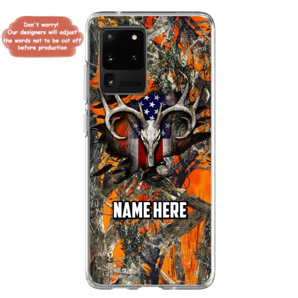 Custom Personalized The Best Premium Skull Deer Hunting Multicolor Phone Case - Gift Idea For Hunting Lover - Case For iPhone And Samsung