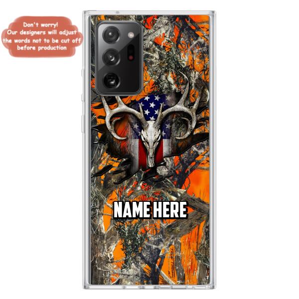 Custom Personalized The Best Premium Skull Deer Hunting Multicolor Phone Case - Gift Idea For Hunting Lover - Case For iPhone And Samsung