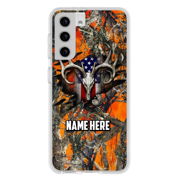 Custom Personalized The Best Premium Skull Deer Hunting Multicolor Phone Case - Gift Idea For Hunting Lover - Case For iPhone And Samsung