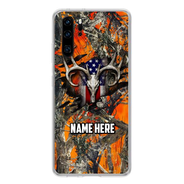 Custom Personalized The Best Premium Skull Deer Hunting Multicolor Phone Case - Gift Idea For Hunting Lover - Case For Xiaomi, Oppo And Huawei