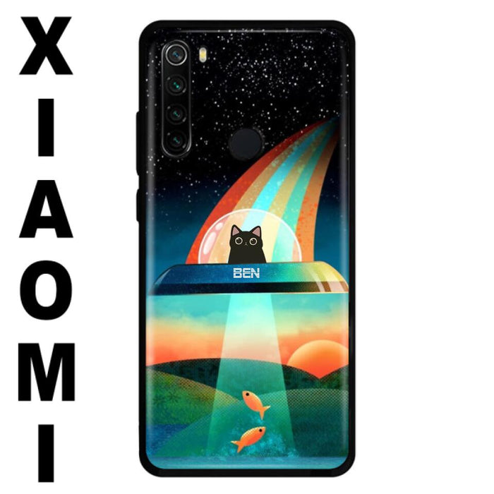 Custom Personalized Cat Phone Case - Gift For Cat Lovers - Case For iPhone, Samsung and Xiaomi with up to 3 Cats - EHTD0U