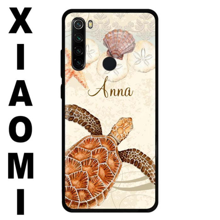 Custom Personalized Sea Turtle Phone Case - Best Gift For Turtle Lover's - Case For iPhone, Samsung and Xiaomi - DTJ0EN