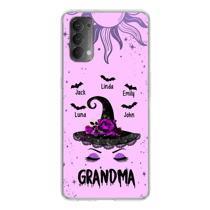 Personalized Grandma Witch Phone Case - Upto 5 Kid's - Best Gift For Grandma -Grandma,Gigi,Nana,Mama,Gigi