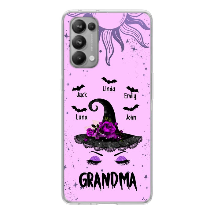 Personalized Grandma Witch Phone Case - Upto 5 Kid's - Best Gift For Grandma -Grandma,Gigi,Nana,Mama,Gigi