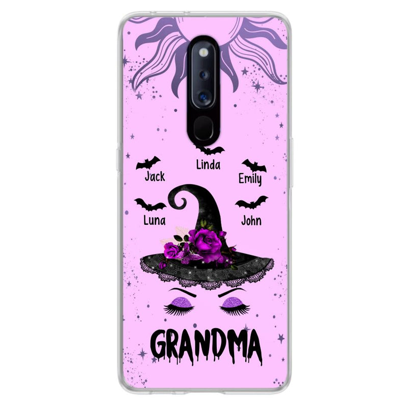 Personalized Grandma Witch Phone Case - Up to 5 Kid's - Best Gift For Grandma - Grandma, Gigi, Nana, Mama