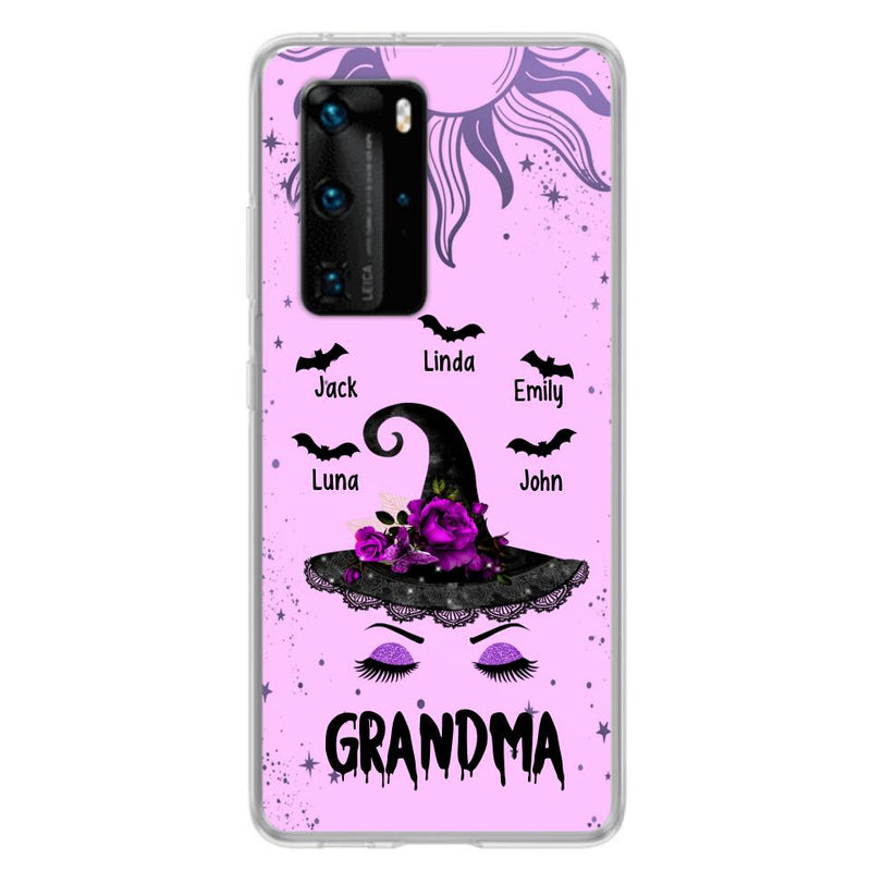 Personalized Grandma Witch Phone Case - Up to 5 Kid's - Best Gift For Grandma - Grandma, Gigi, Nana, Mama