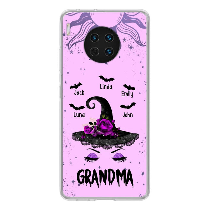 Personalized Grandma Witch Phone Case - Upto 5 Kid's - Best Gift For Grandma -Grandma,Gigi,Nana,Mama,Gigi