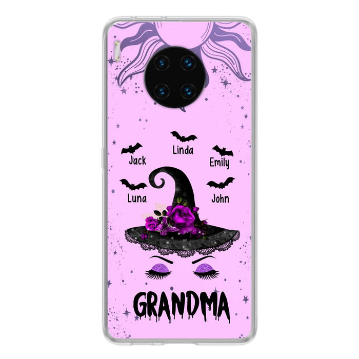 Personalized Grandma Witch Phone Case - Upto 5 Kid's - Best Gift For Grandma -Grandma,Gigi,Nana,Mama,Gigi