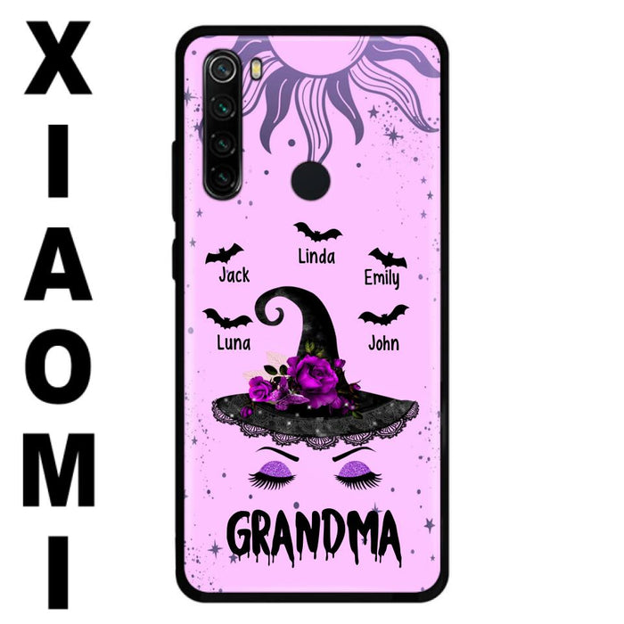 Personalized Grandma Witch Phone Case - Upto 5 Kid's - Best Gift For Grandma -Grandma,Gigi,Nana,Mama,Gigi