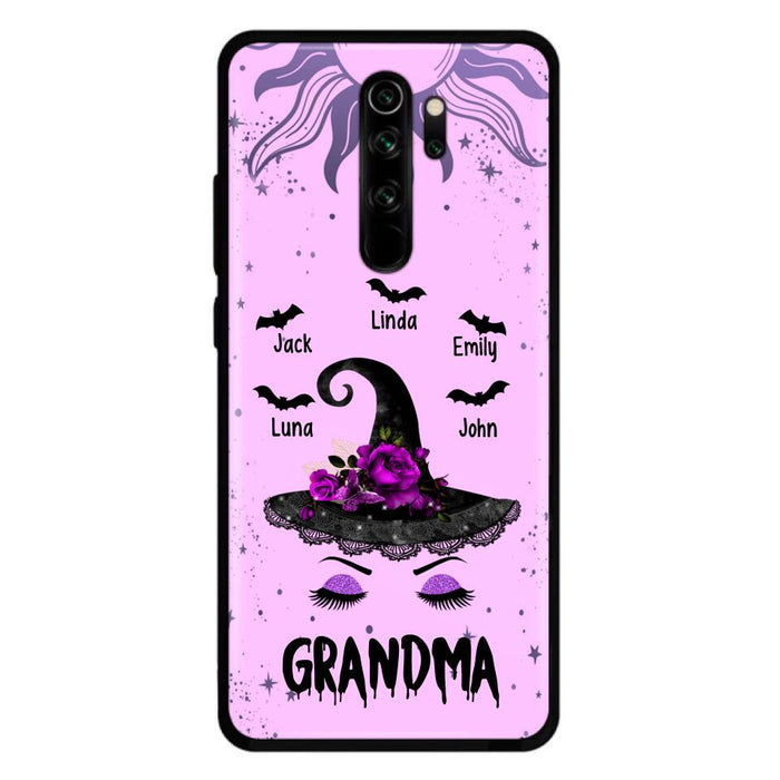 Personalized Grandma Witch Phone Case - Upto 5 Kid's - Best Gift For Grandma -Grandma,Gigi,Nana,Mama,Gigi