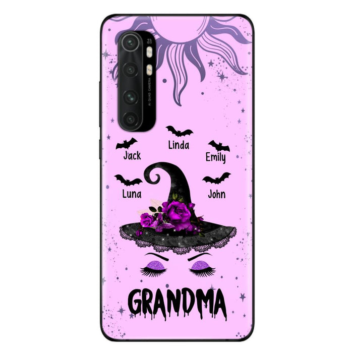 Personalized Grandma Witch Phone Case - Upto 5 Kid's - Best Gift For Grandma -Grandma,Gigi,Nana,Mama,Gigi