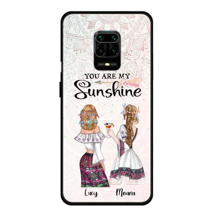 Custom Personalized Bohemian Friends Phone Case - Case For Huawei, Xiaomi & Oppo - You Are My Sunshine