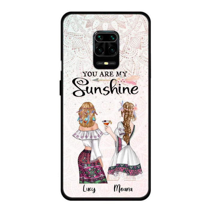 Custom Personalized Bohemian Friends Phone Case - Case For Huawei, Xiaomi & Oppo - You Are My Sunshine