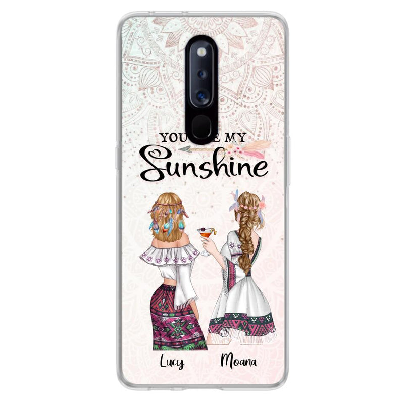 Personalized Bohemian Friends Phone Case - Case For Huawei, Xiaomi & Oppo - You Are My Sunshine
