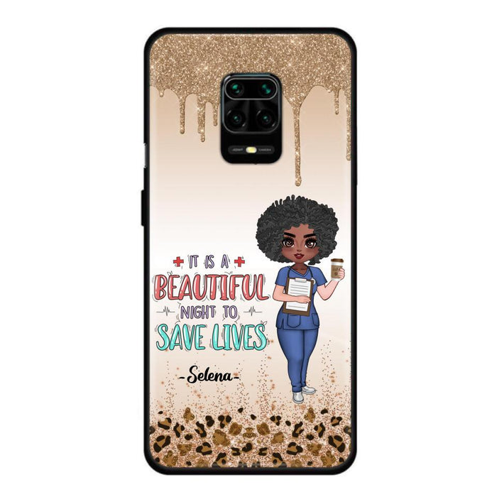 Custom Personalized Nurse Phone Case - Best Gift For Nurse - It's A Beautiful Night To Save Lives - Case For Xiaomi, Oppo And Huawei