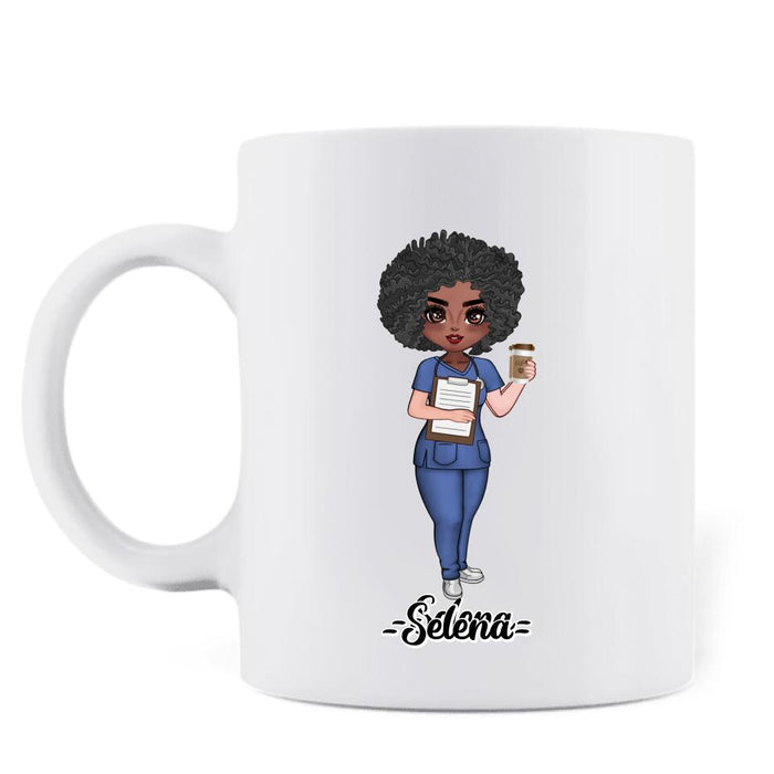 Custom Personalized Nurse Coffee Mug - Gift Idea For Nurse - Best Nurse Ever, Ever, Ever