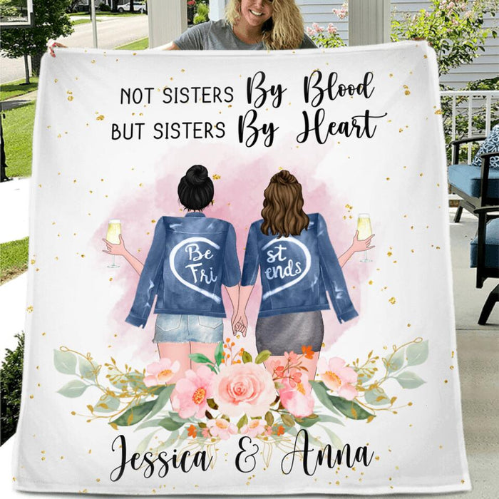 Custom Personalized Best Friends Single Fleece Blanket/ Quilt - Gift Idea For Best Friends - We Are More Than Friends We Are Like A Really Small Gang