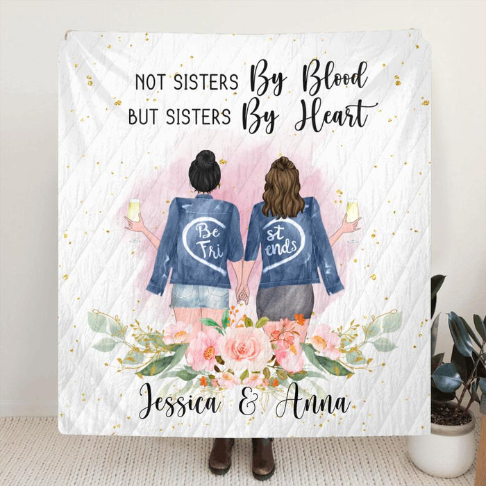 Custom Personalized Best Friends Single Fleece Blanket/ Quilt - Gift Idea For Best Friends - We Are More Than Friends We Are Like A Really Small Gang