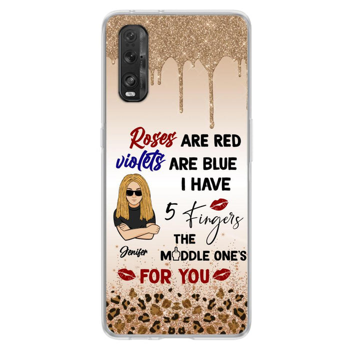 Custom Personalized Xiaomi, Huawei and Oppo Case - Gift For Birthday/ Friends - Rose Are Red, Violets Are Blue