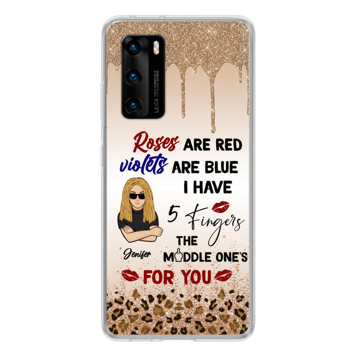 Custom Personalized Xiaomi, Huawei and Oppo Case - Gift For Birthday/ Friends - Rose Are Red, Violets Are Blue