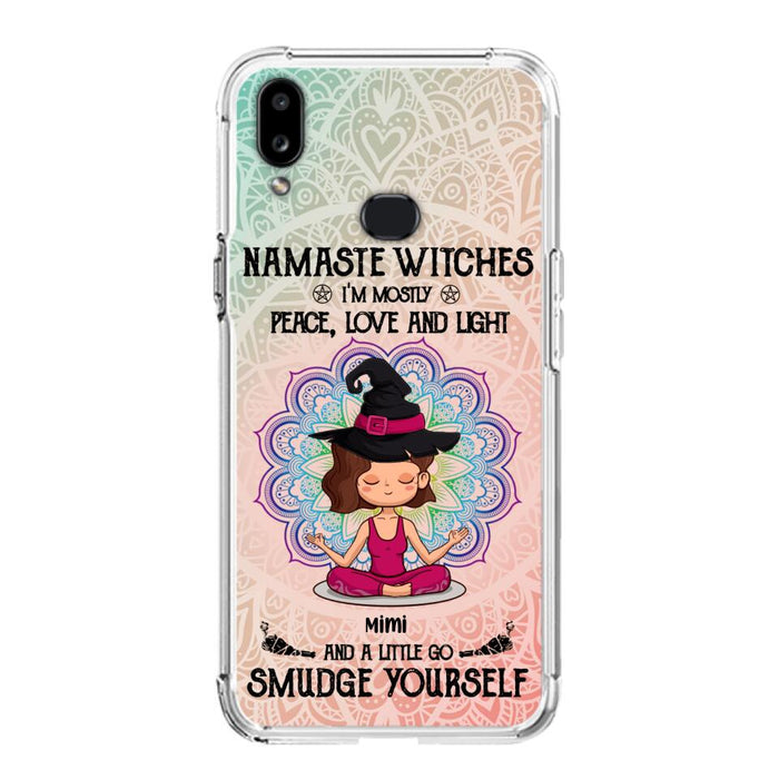 Custom Personalized Yoga Phone Case - Gift for Yoga Lovers - iPhone and Samsung Case - Namaste Witches