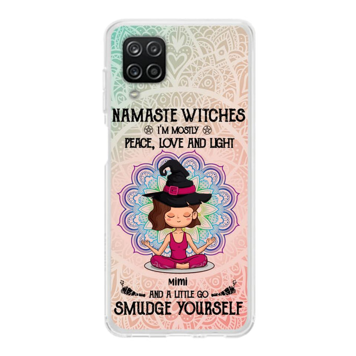 Custom Personalized Yoga Phone Case - Gift for Yoga Lovers - iPhone and Samsung Case - Namaste Witches