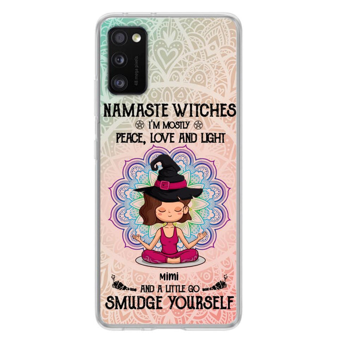 Custom Personalized Yoga Phone Case - Gift for Yoga Lovers - iPhone and Samsung Case - Namaste Witches