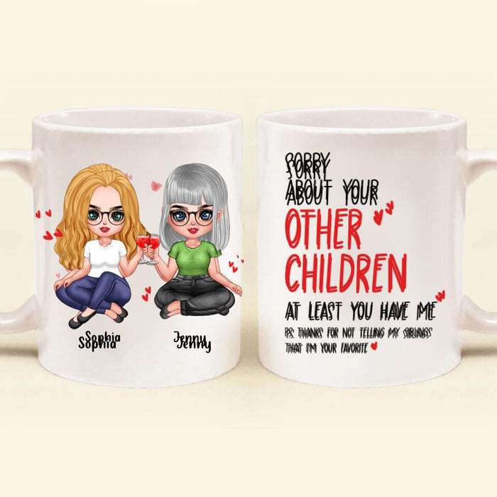 Custom Personalized Daughter & Mom Coffee Mug - Gift For Mother's Day - Congratulations On Having The Best Daughter Ever