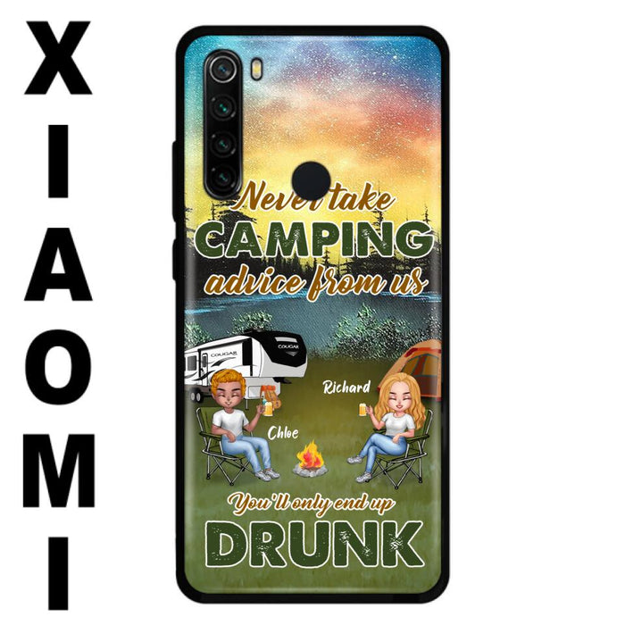 Custom Personalized Camping Friend Phone Case - Upto 7 People - Gift Idea For Camping Friends - We're Like A Really Small Gang - Case For Xiaomi, Oppo And Huawei