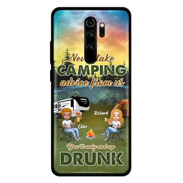 Custom Personalized Camping Friend Phone Case - Upto 7 People - Gift Idea For Camping Friends - We're Like A Really Small Gang - Case For Xiaomi, Oppo And Huawei