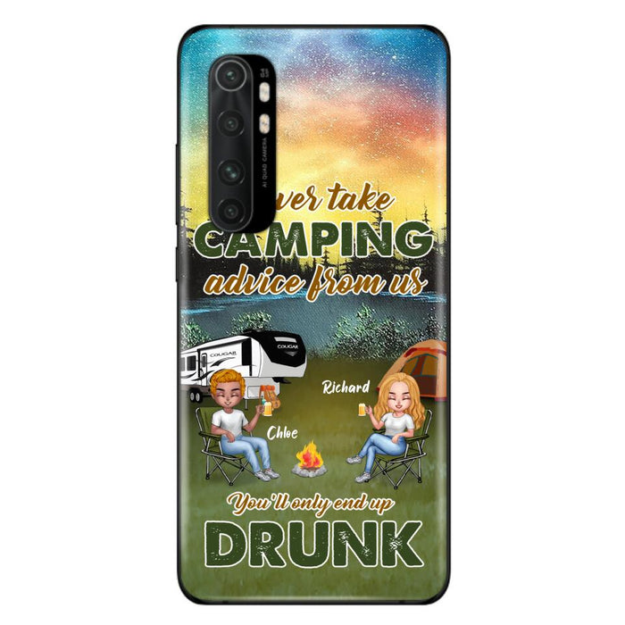 Custom Personalized Camping Friend Phone Case - Upto 7 People - Gift Idea For Camping Friends - We're Like A Really Small Gang - Case For Xiaomi, Oppo And Huawei