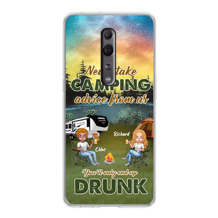 Custom Personalized Camping Friend Phone Case - Upto 7 People - Gift Idea For Camping Friends - We're Like A Really Small Gang - Case For Xiaomi, Oppo And Huawei