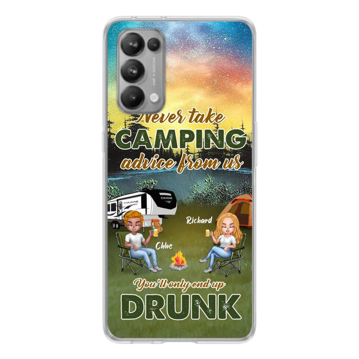 Custom Personalized Camping Friend Phone Case - Upto 7 People - Gift Idea For Camping Friends - We're Like A Really Small Gang - Case For Xiaomi, Oppo And Huawei