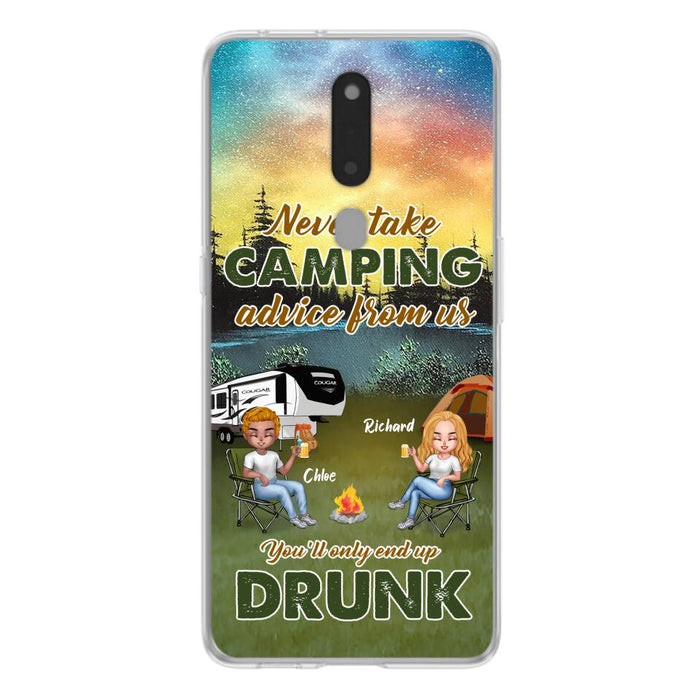 Custom Personalized Camping Friend Phone Case - Upto 7 People - Gift Idea For Camping Friends - We're Like A Really Small Gang - Case For Xiaomi, Oppo And Huawei