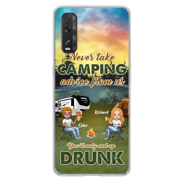 Custom Personalized Camping Friend Phone Case - Upto 7 People - Gift Idea For Camping Friends - We're Like A Really Small Gang - Case For Xiaomi, Oppo And Huawei