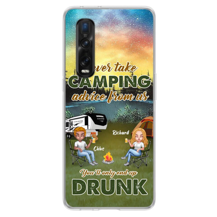 Custom Personalized Camping Friend Phone Case - Upto 7 People - Gift Idea For Camping Friends - We're Like A Really Small Gang - Case For Xiaomi, Oppo And Huawei