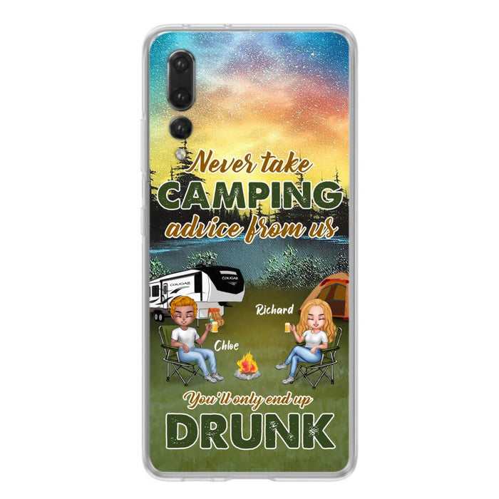 Custom Personalized Camping Friend Phone Case - Upto 7 People - Gift Idea For Camping Friends - We're Like A Really Small Gang - Case For Xiaomi, Oppo And Huawei