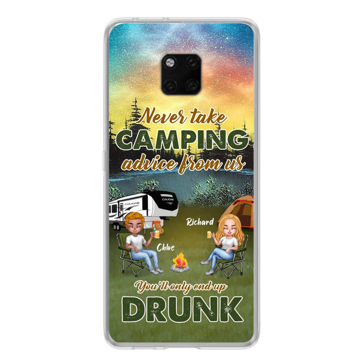 Custom Personalized Camping Friend Phone Case - Upto 7 People - Gift Idea For Camping Friends - We're Like A Really Small Gang - Case For Xiaomi, Oppo And Huawei