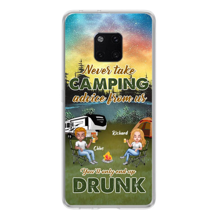 Custom Personalized Camping Friend Phone Case - Upto 7 People - Gift Idea For Camping Friends - We're Like A Really Small Gang - Case For Xiaomi, Oppo And Huawei