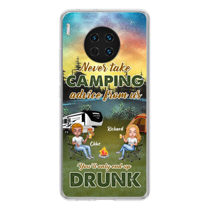 Custom Personalized Camping Friend Phone Case - Upto 7 People - Gift Idea For Camping Friends - We're Like A Really Small Gang - Case For Xiaomi, Oppo And Huawei