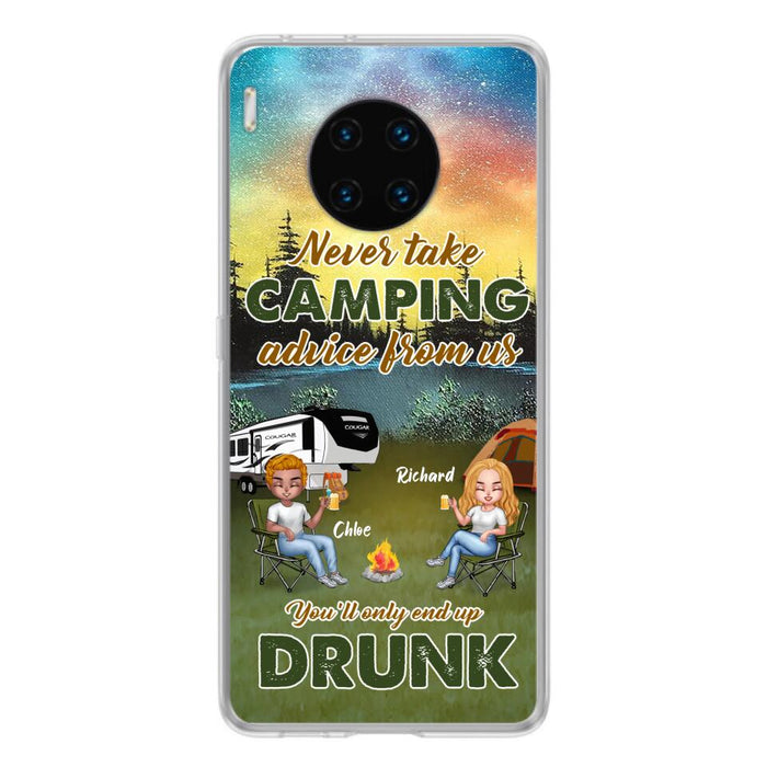 Custom Personalized Camping Friend Phone Case - Upto 7 People - Gift Idea For Camping Friends - We're Like A Really Small Gang - Case For Xiaomi, Oppo And Huawei