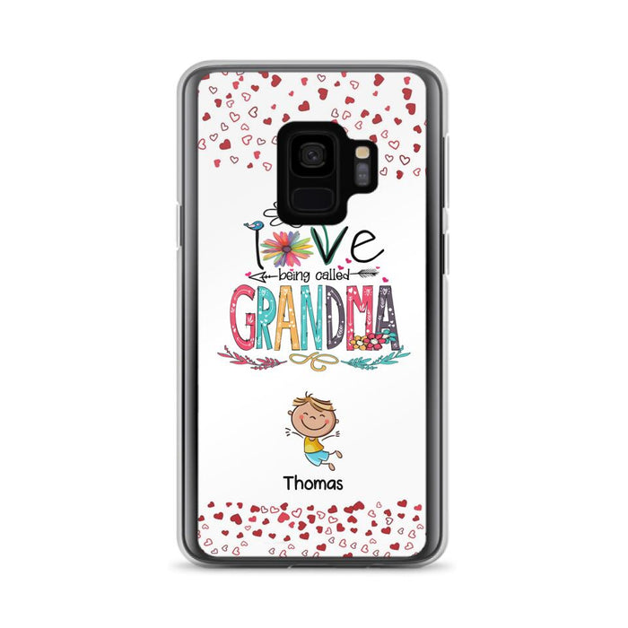 Custom Personalized Blessed To Be Called Nana Phone Case - Upto 5 Kids - Gift Idea For Nana/ Mama/Kids - Case For iPhone And Samsung