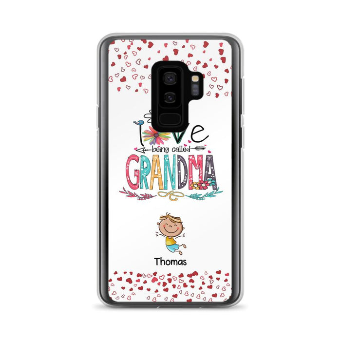 Custom Personalized Blessed To Be Called Nana Phone Case - Upto 5 Kids - Gift Idea For Nana/ Mama/Kids - Case For iPhone And Samsung