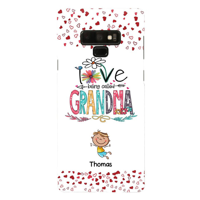 Custom Personalized Blessed To Be Called Nana Phone Case - Upto 5 Kids - Gift Idea For Nana/ Mama/Kids - Case For iPhone And Samsung