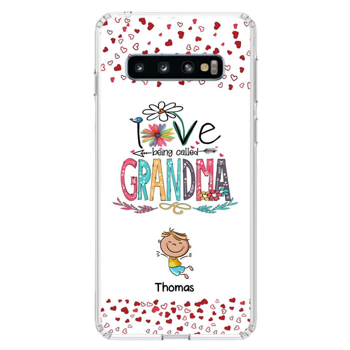 Custom Personalized Blessed To Be Called Nana Phone Case - Upto 5 Kids - Gift Idea For Nana/ Mama/Kids - Case For iPhone And Samsung