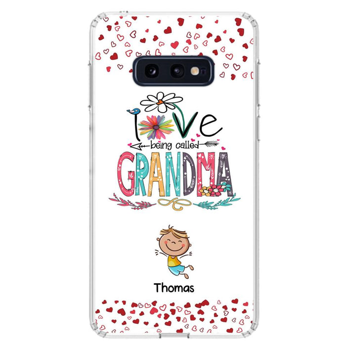 Custom Personalized Blessed To Be Called Nana Phone Case - Upto 5 Kids - Gift Idea For Nana/ Mama/Kids - Case For iPhone And Samsung