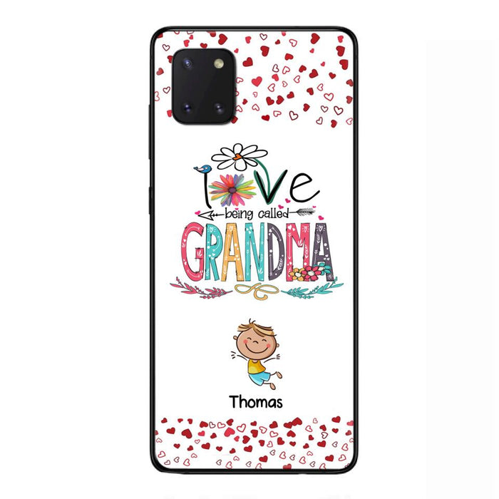 Custom Personalized Blessed To Be Called Nana Phone Case - Upto 5 Kids - Gift Idea For Nana/ Mama/Kids - Case For iPhone And Samsung