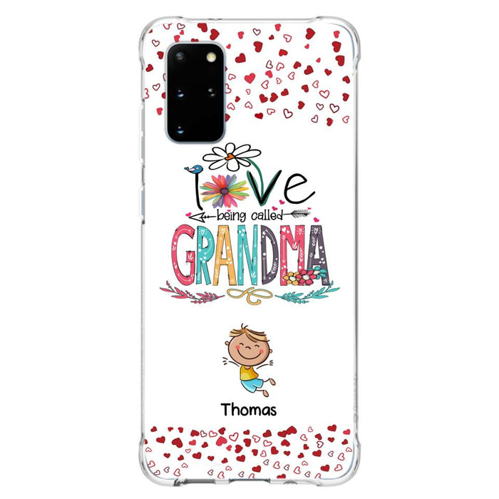 Custom Personalized Blessed To Be Called Nana Phone Case - Upto 5 Kids - Gift Idea For Nana/ Mama/Kids - Case For iPhone And Samsung